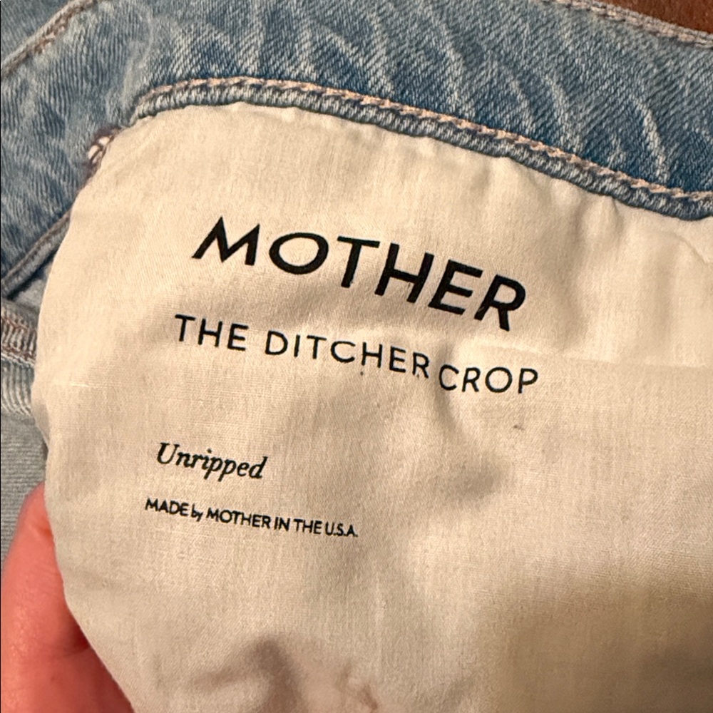 MOTHER Light Wash Wide Leg Jeans - Picture 12 of 14